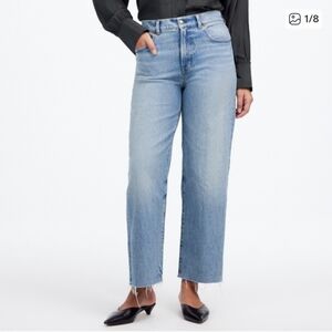 Madewell Light Blue Wide-Leg Jeans